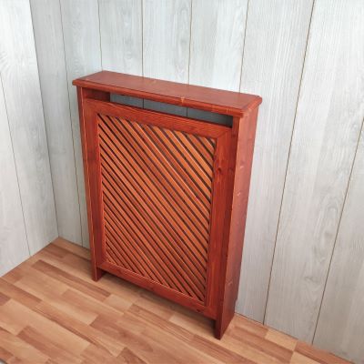 Copritermo in abete colore noce